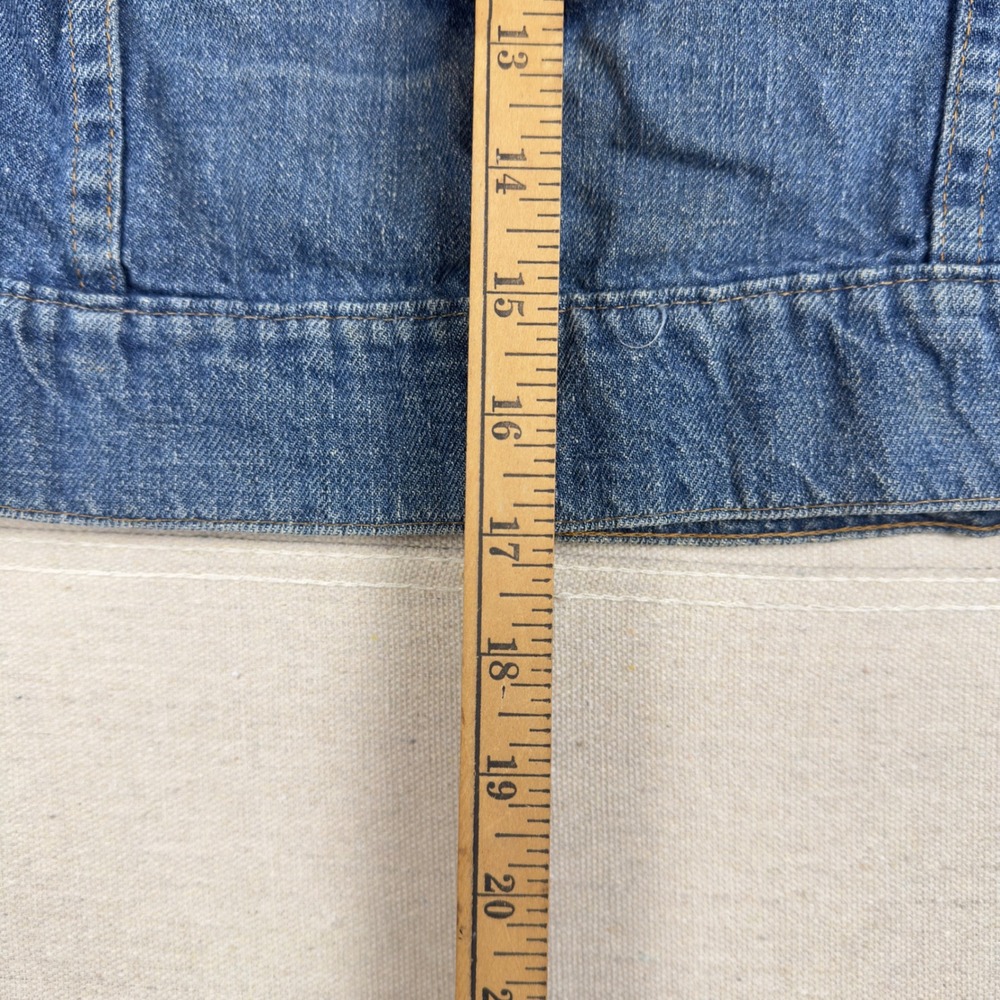 Vtg Ranchcraft Denim Jacket Boys Youth L Selvedge JCPenney Type II Style 50s 60s - Picture 15 of 15
